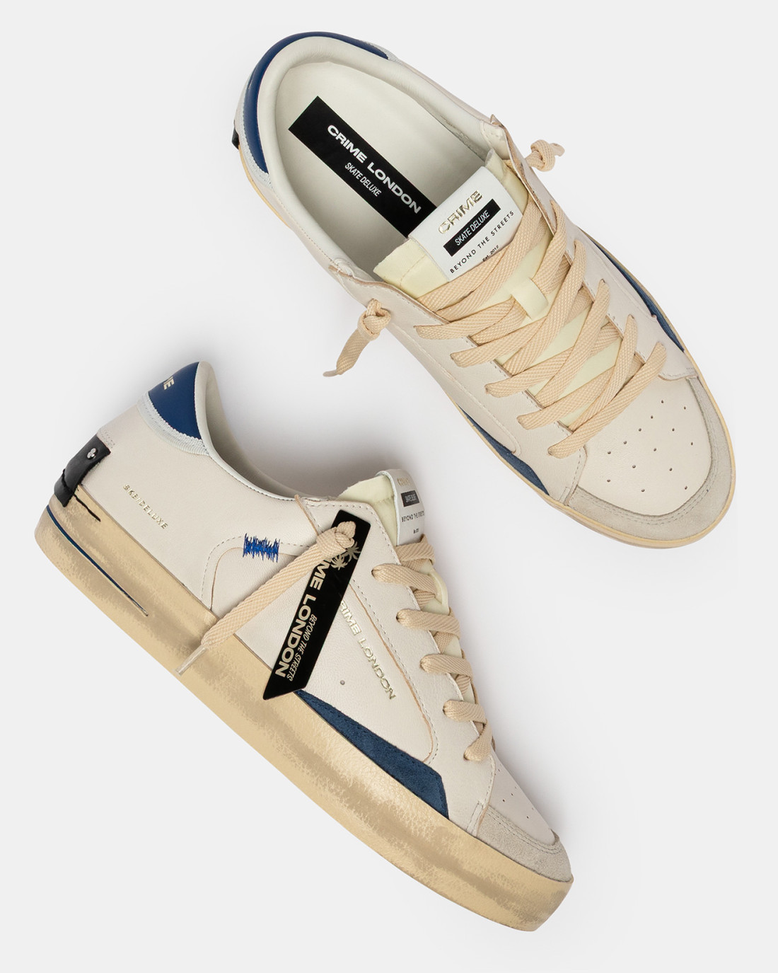 CRIME LONDON: SK8 DELUXE NAUTICAL BLUE