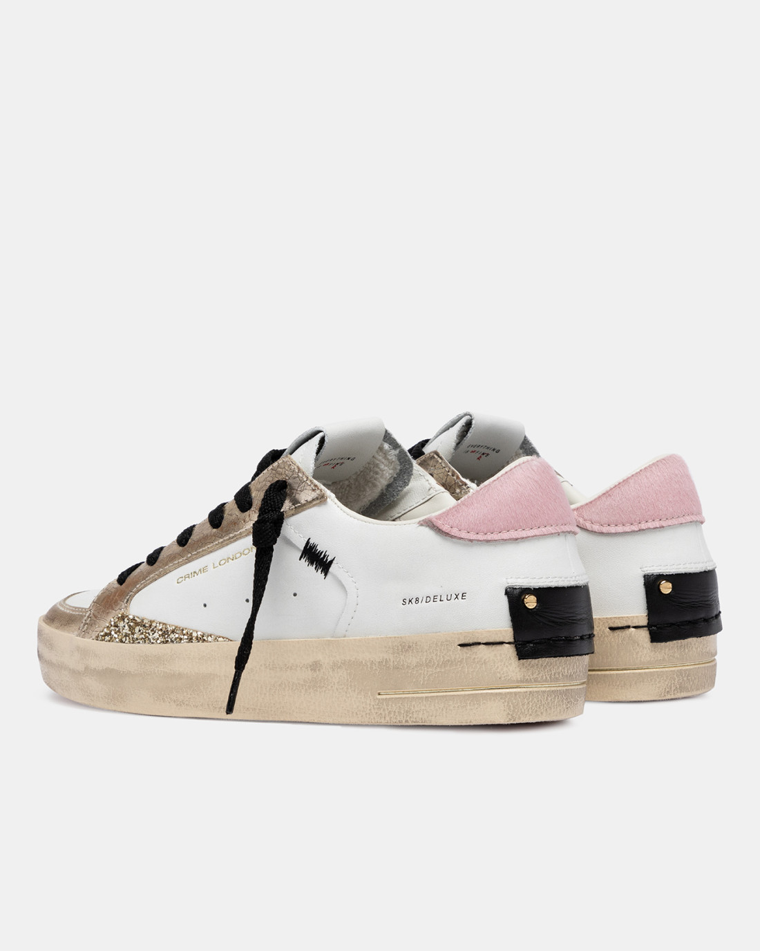 CRIME LONDON: SK8 DELUXE RUST PINK