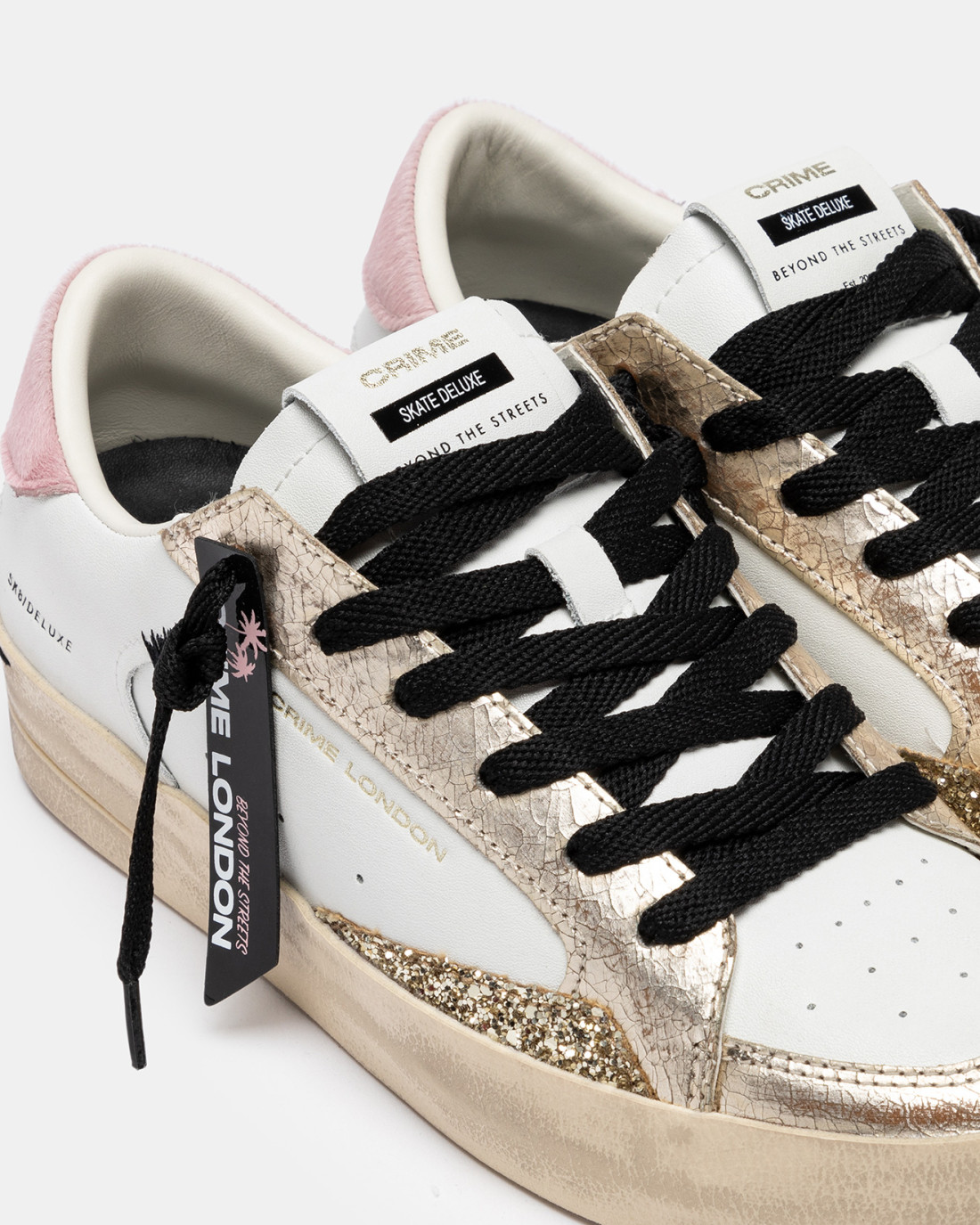 CRIME LONDON: SK8 DELUXE RUST PINK