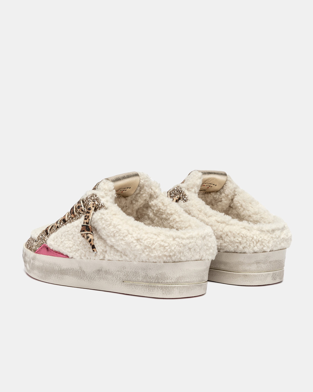 CRIME LONDON: SK8 DELUXE SABOT COTTON CANDY