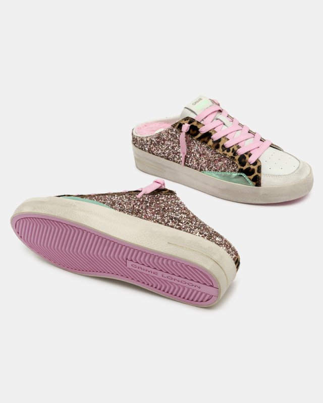 SK8 DELUXE SABOT PINK GLITTER