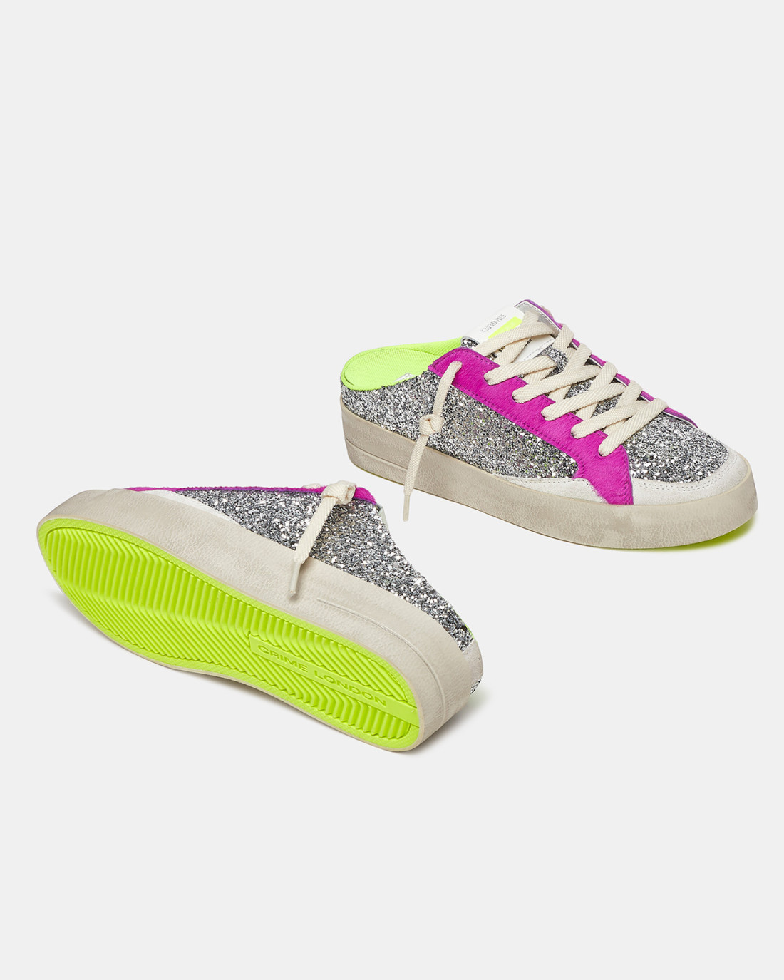 CRIME LONDON: SK8 DELUXE SABOT RASPBERRY GLOSS