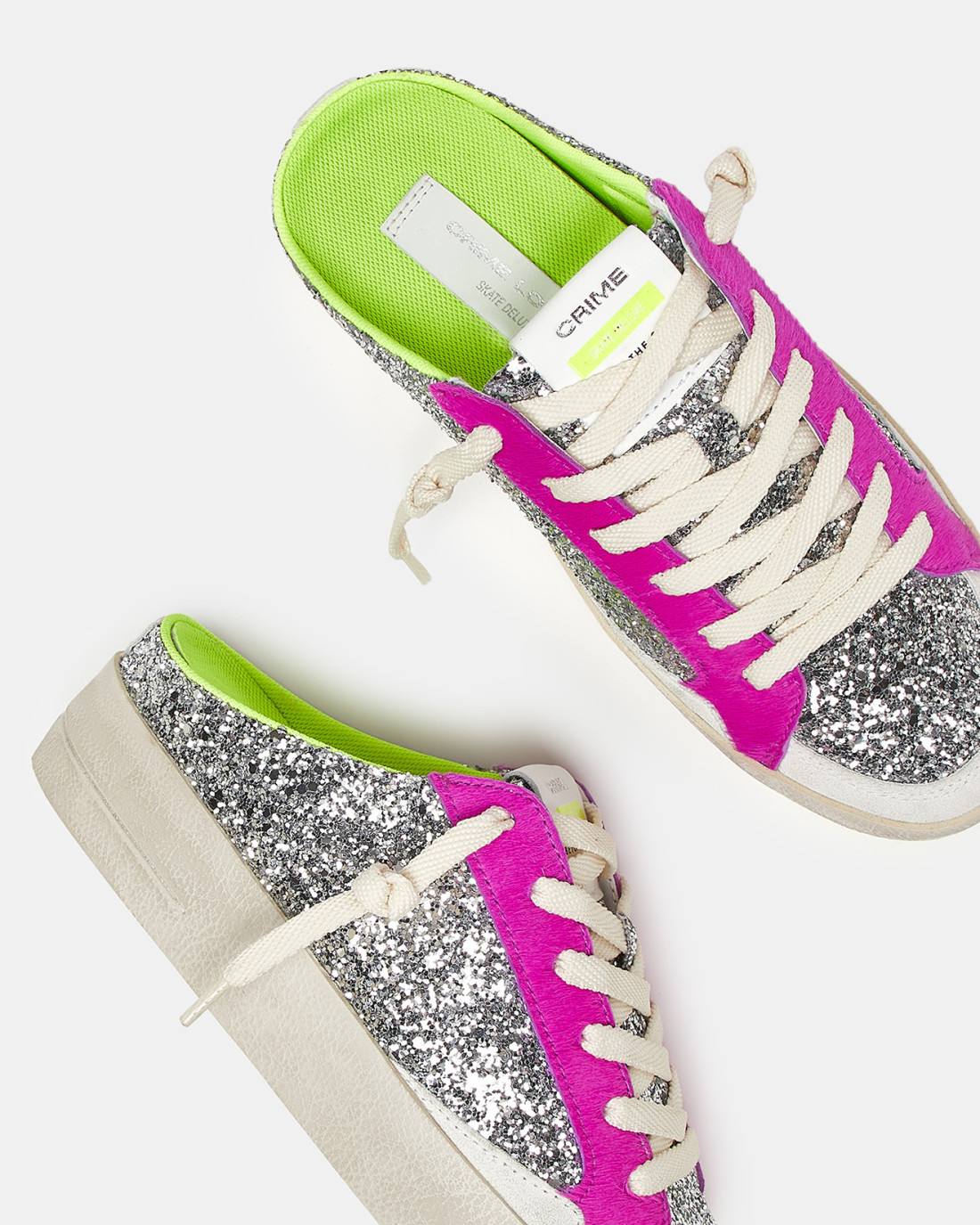 CRIME LONDON: SK8 DELUXE SABOT RASPBERRY GLOSS