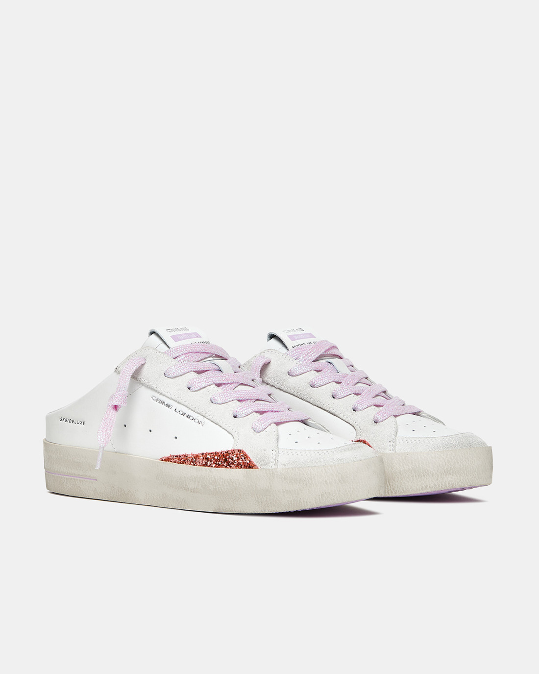 CRIME LONDON: SK8 DELUXE SABOT ROSE' & CHILL