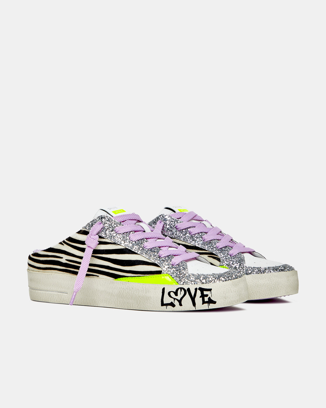 CRIME LONDON: SK8 DELUXE SABOT WILD LOVE
