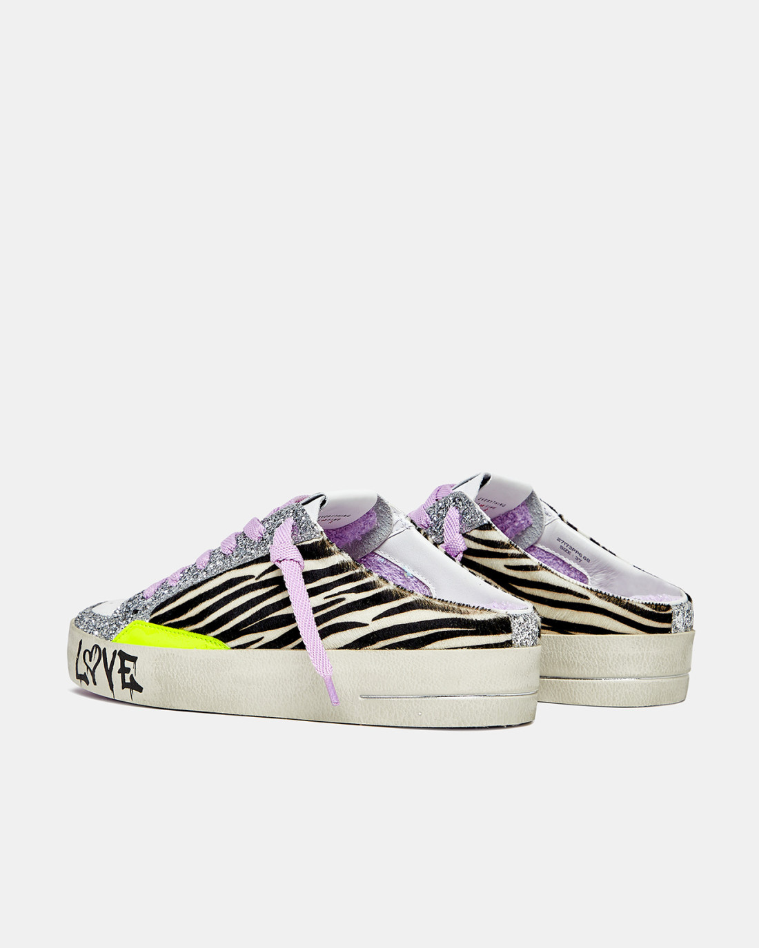 CRIME LONDON: SK8 DELUXE SABOT WILD LOVE