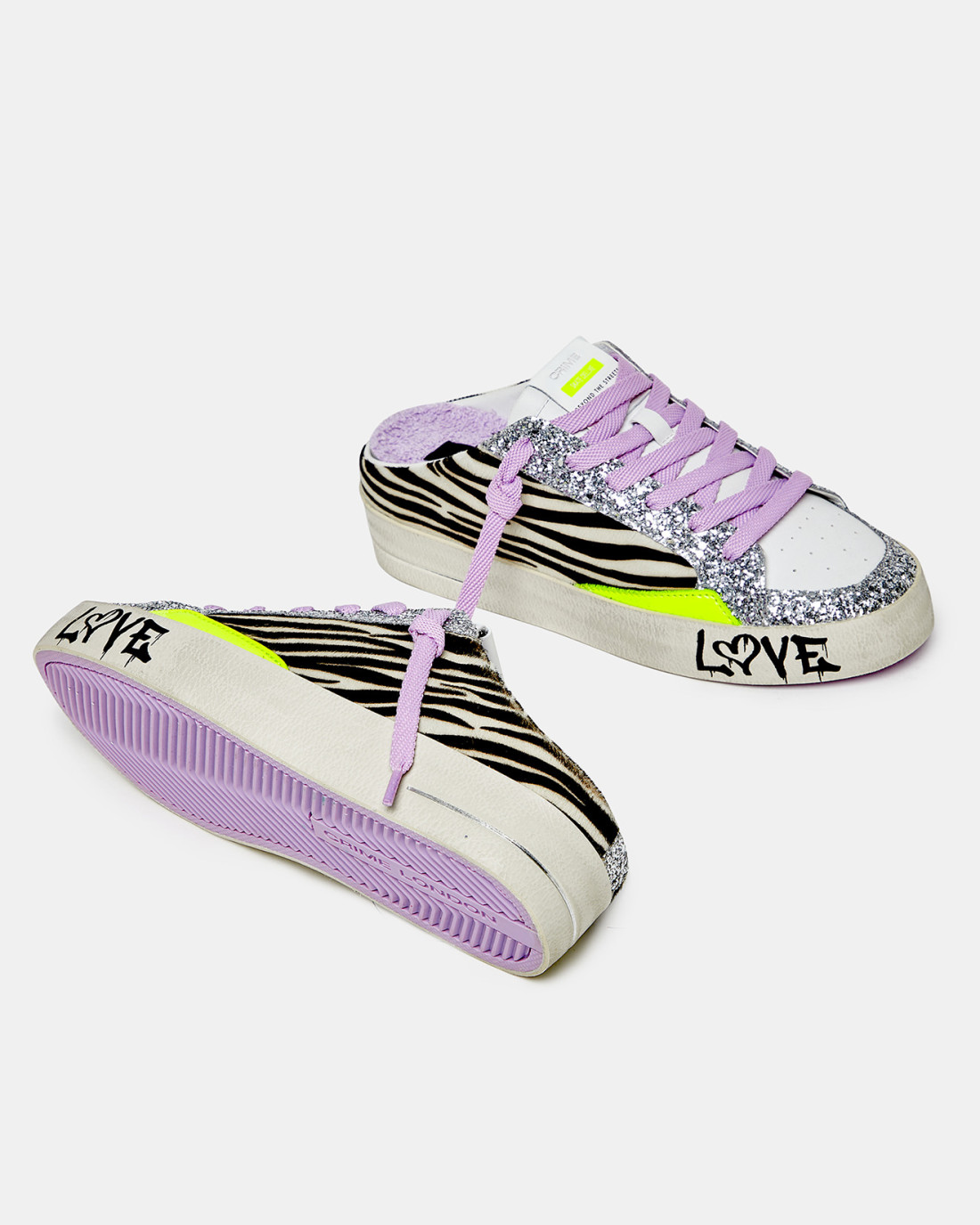 CRIME LONDON: SK8 DELUXE SABOT WILD LOVE