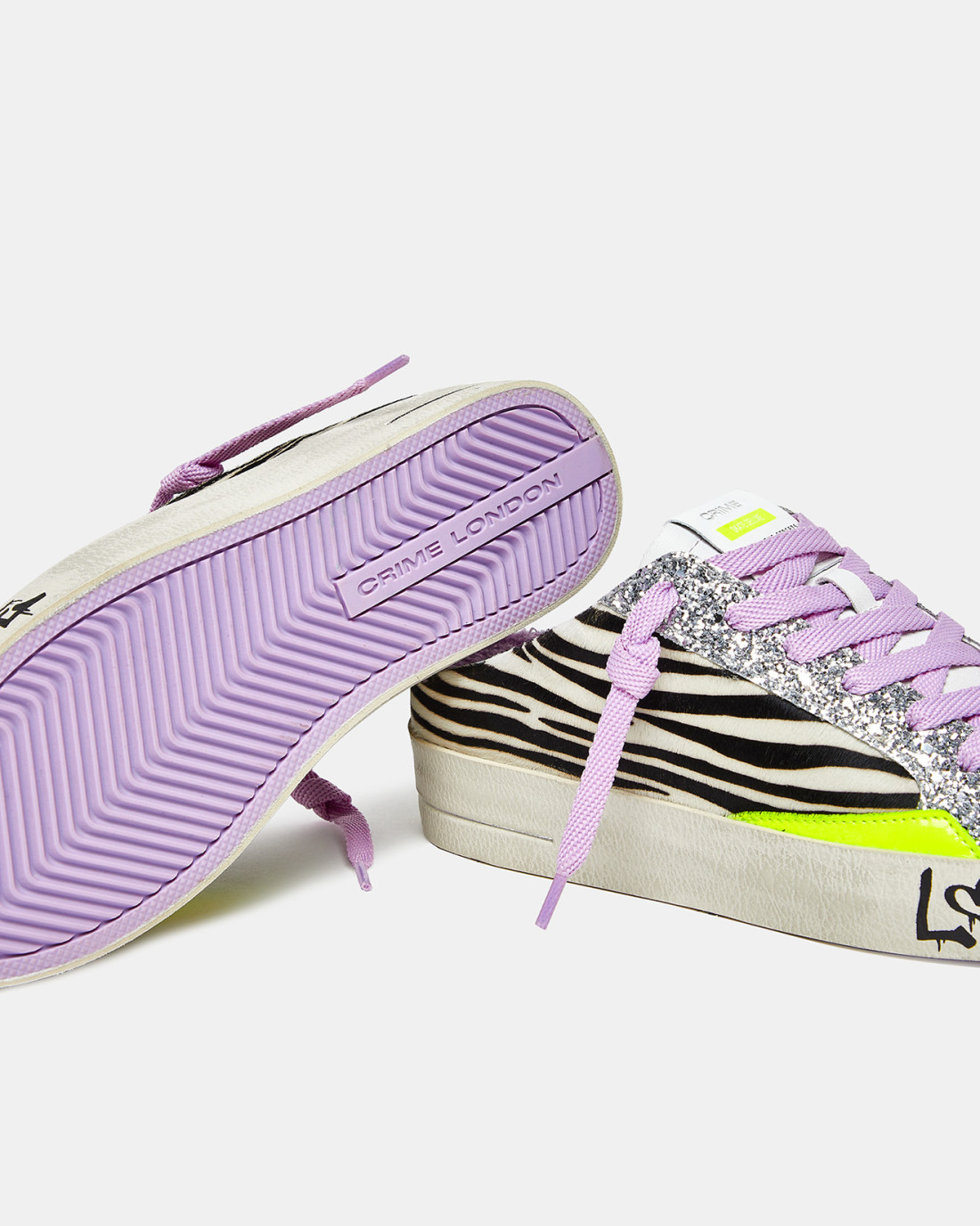 CRIME LONDON: SK8 DELUXE SABOT WILD LOVE