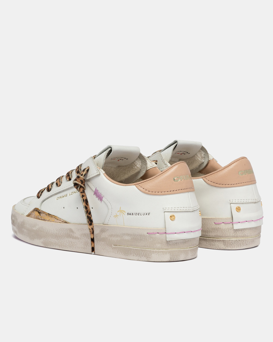 CRIME LONDON: SK8 DELUXE SAVAGE WHITE