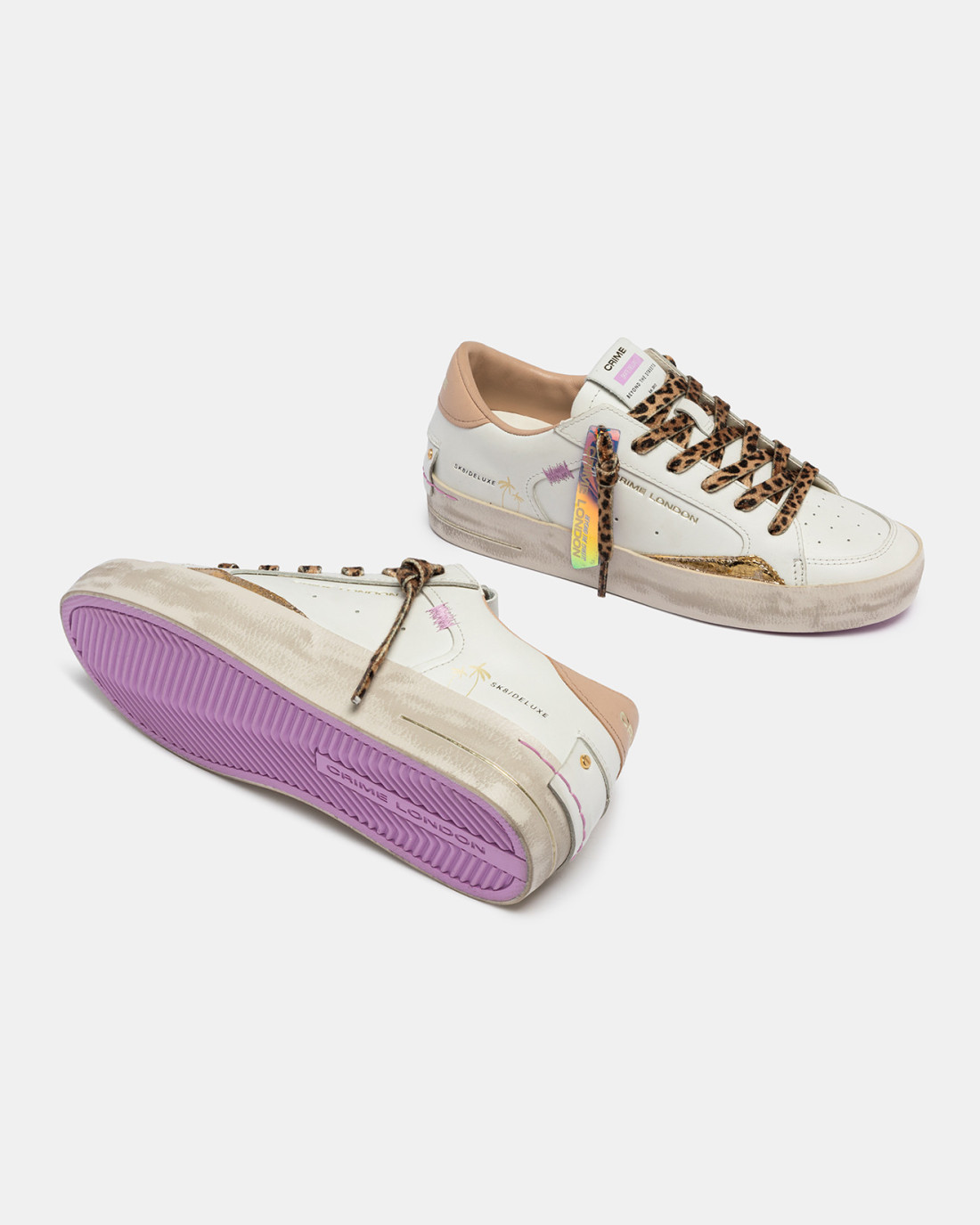 CRIME LONDON: SK8 DELUXE SAVAGE WHITE