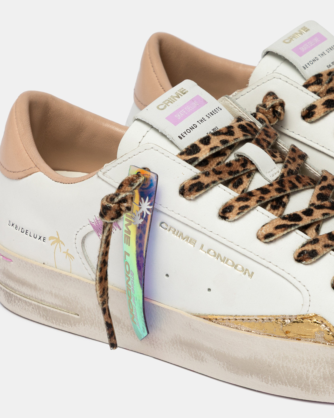 CRIME LONDON: SK8 DELUXE SAVAGE WHITE