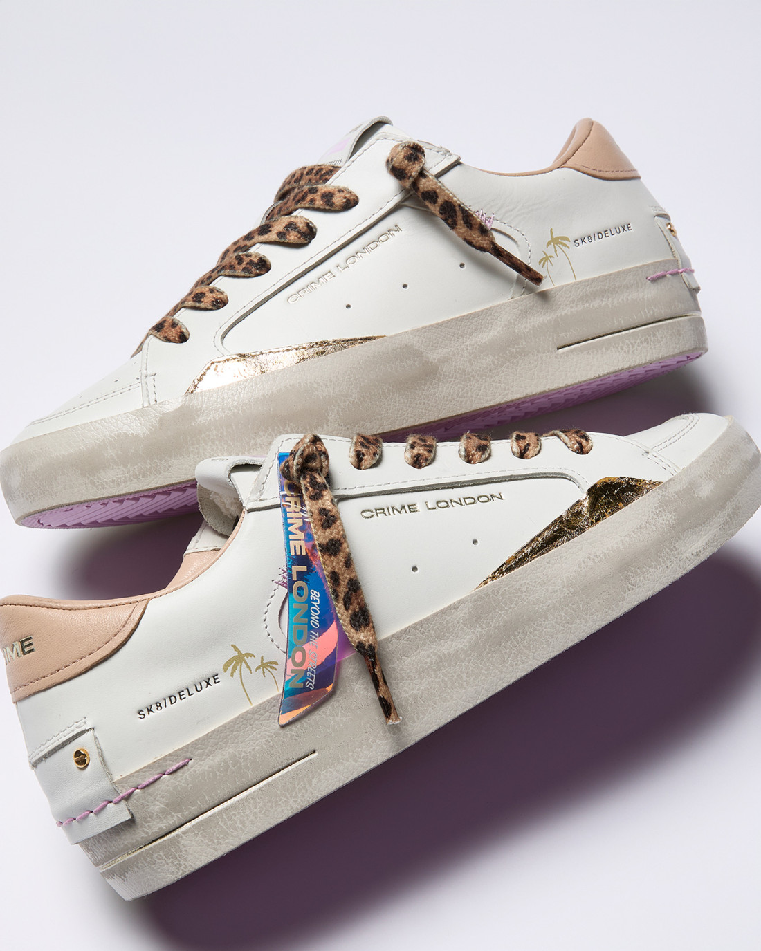 CRIME LONDON: SK8 DELUXE SAVAGE WHITE