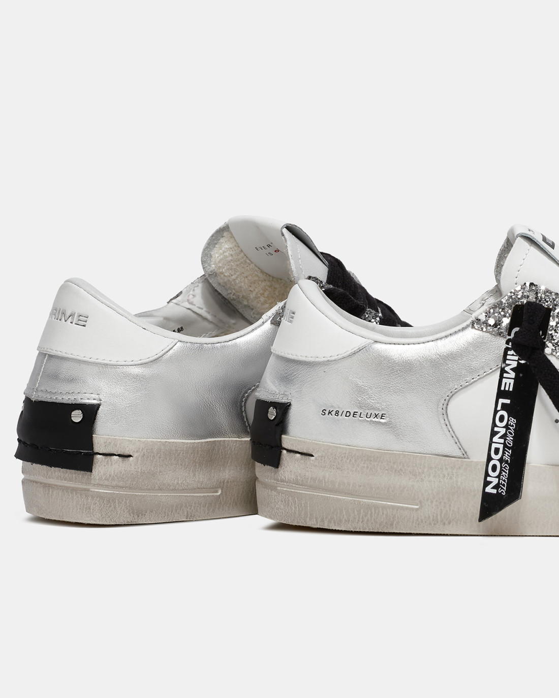 CRIME LONDON: SK8 DELUXE SILVER GLAM