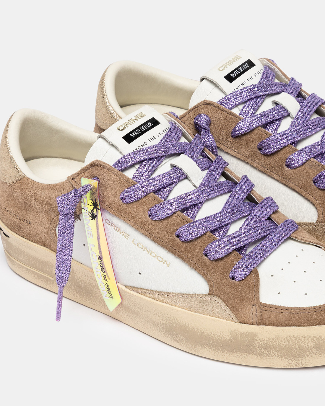 CRIME LONDON: SK8 DELUXE TOFFEE LILAC