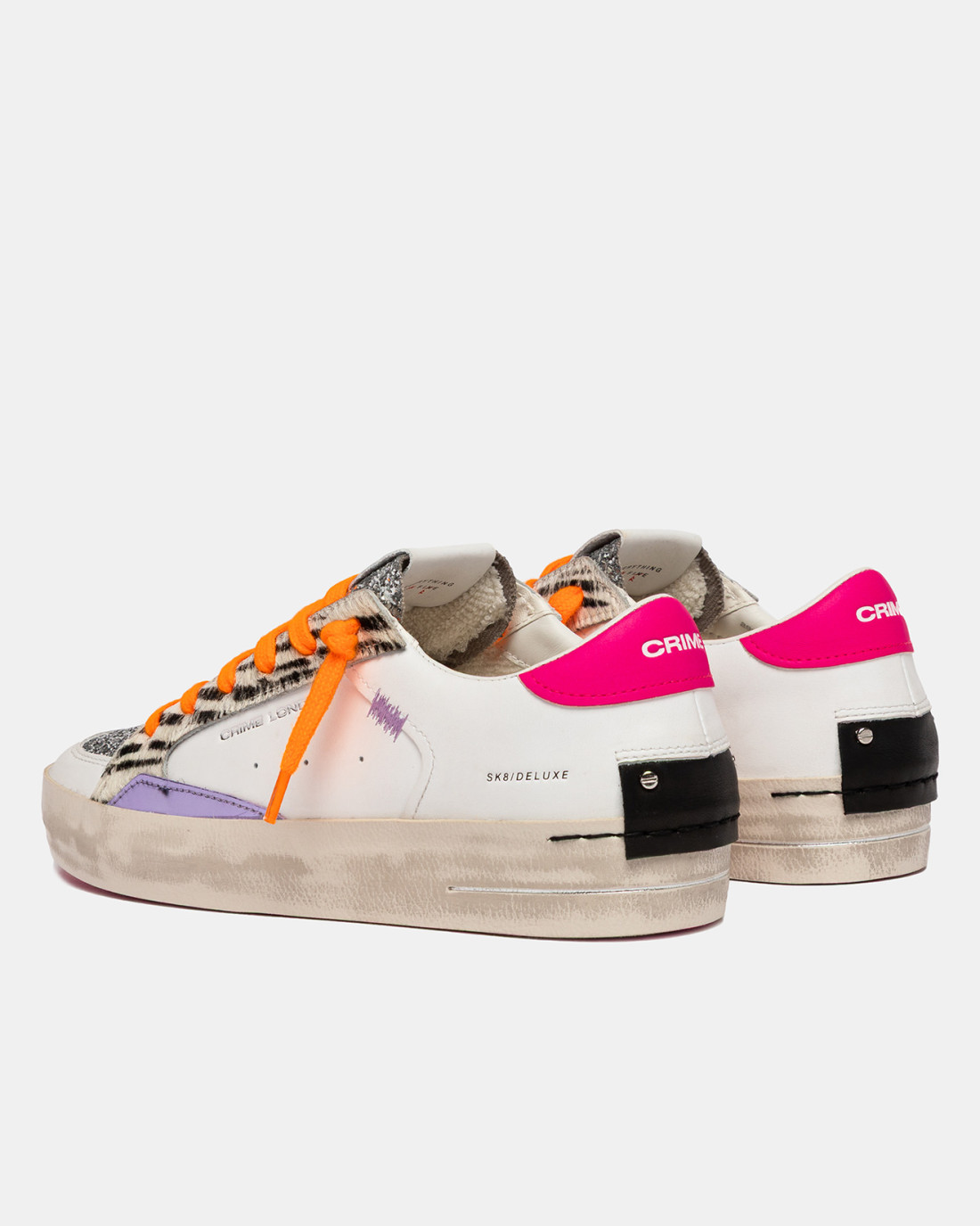 CRIME LONDON: SK8 DELUXE TROPICAL ZEBRA