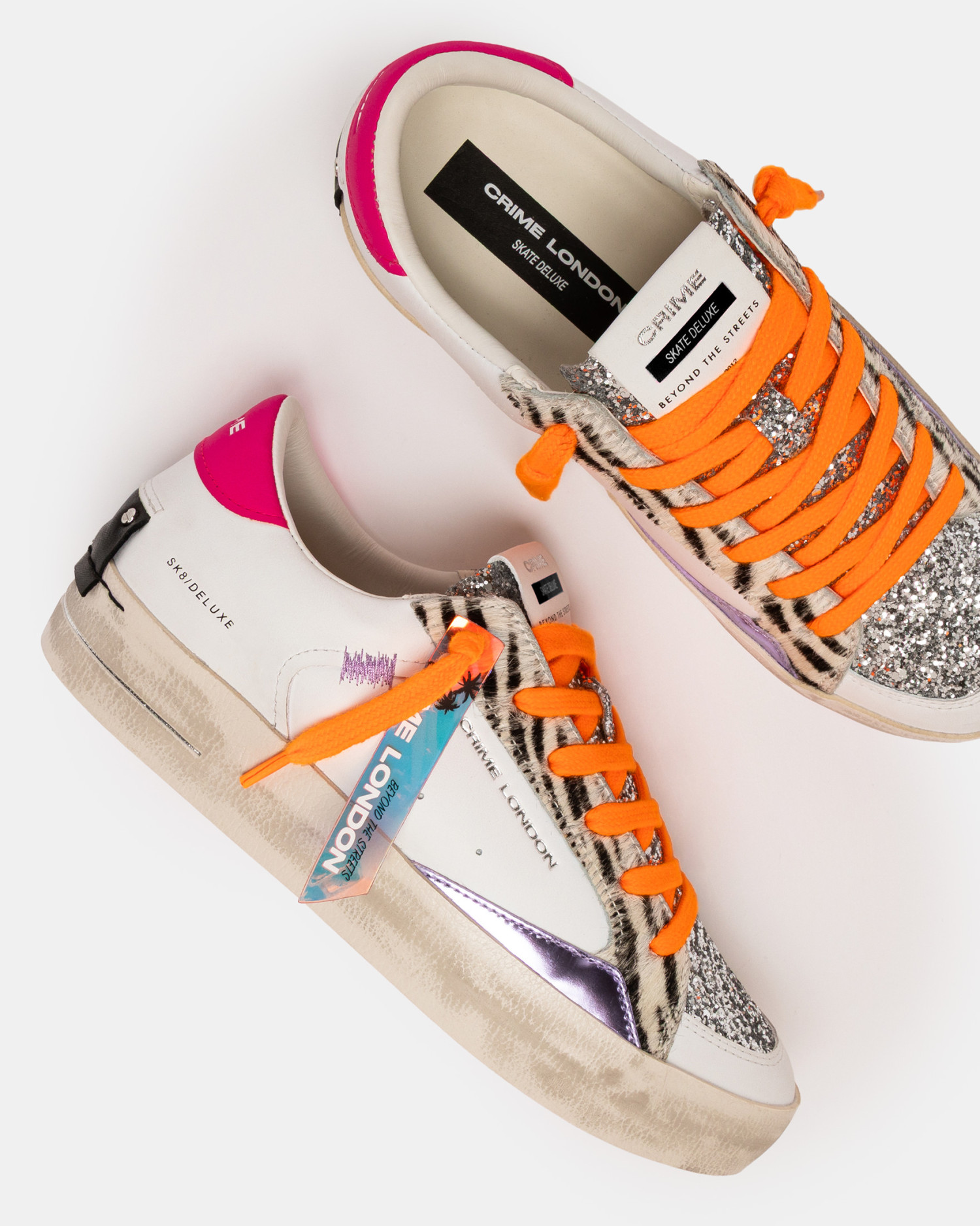 Sk8 Deluxe Tropical Zebra | Crime London