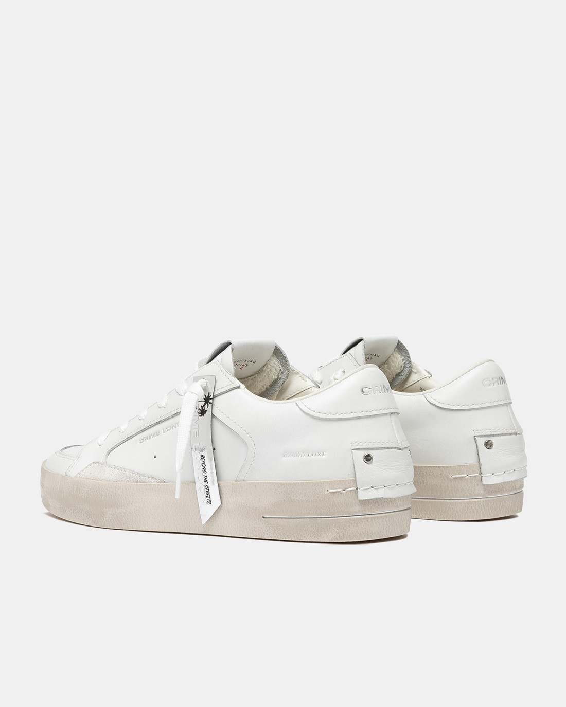 CRIME LONDON: SK8 DELUXE VANILLA WHITE