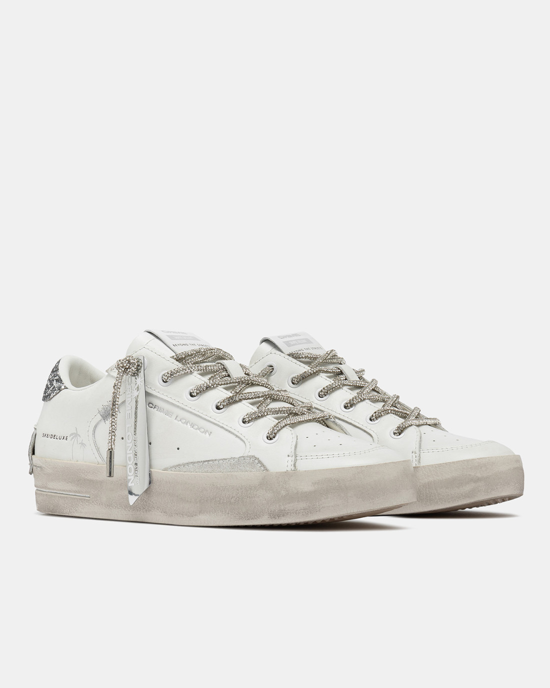 CRIME LONDON: SK8 DELUXE WEDGE ALWAYS SHINING