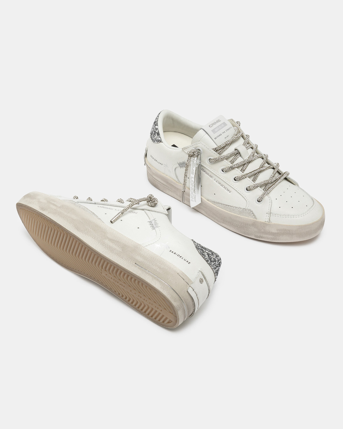 CRIME LONDON: SK8 DELUXE WEDGE ALWAYS SHINING