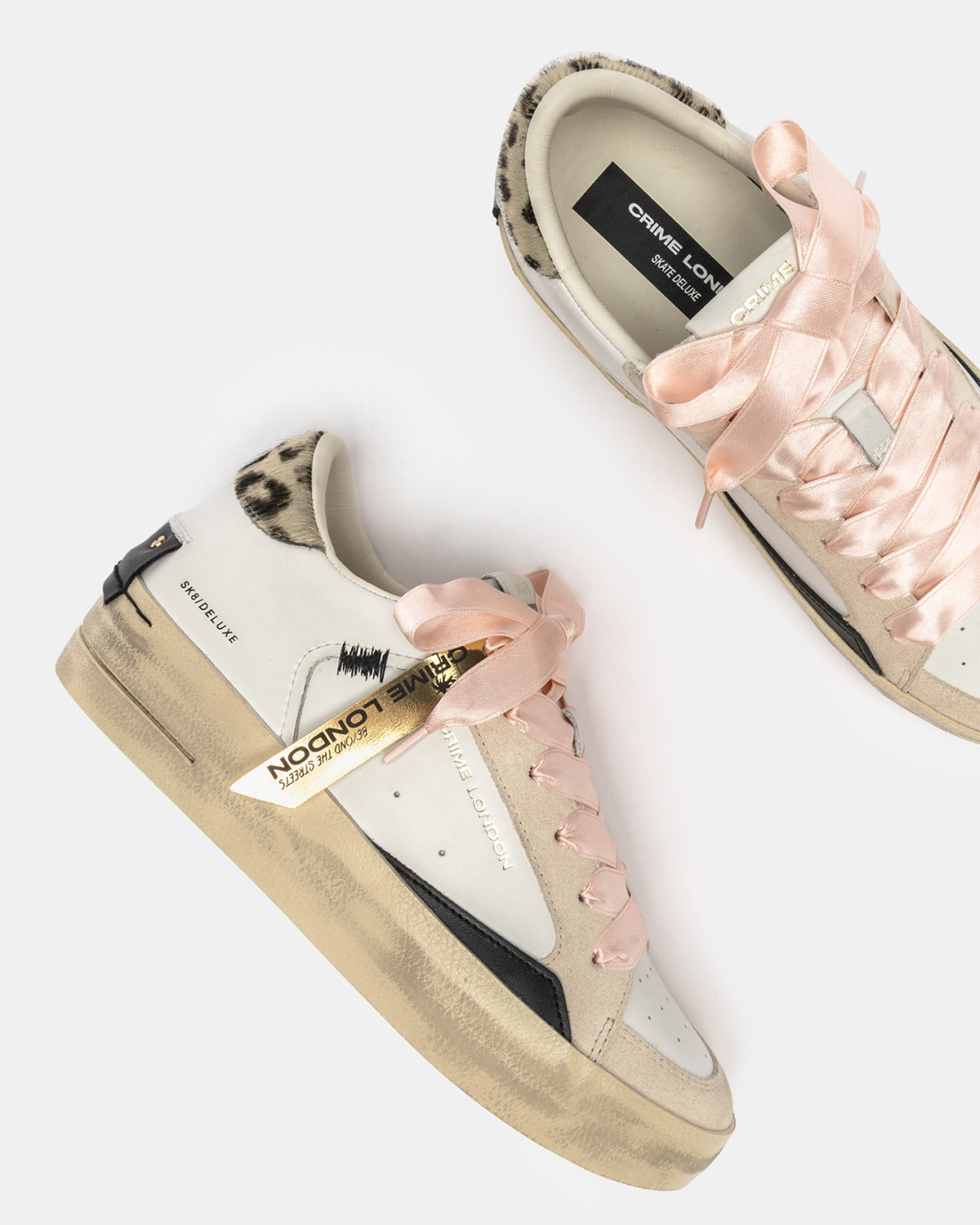 CRIME LONDON: SK8 DELUXE WEDGE BALLRINA FUNK