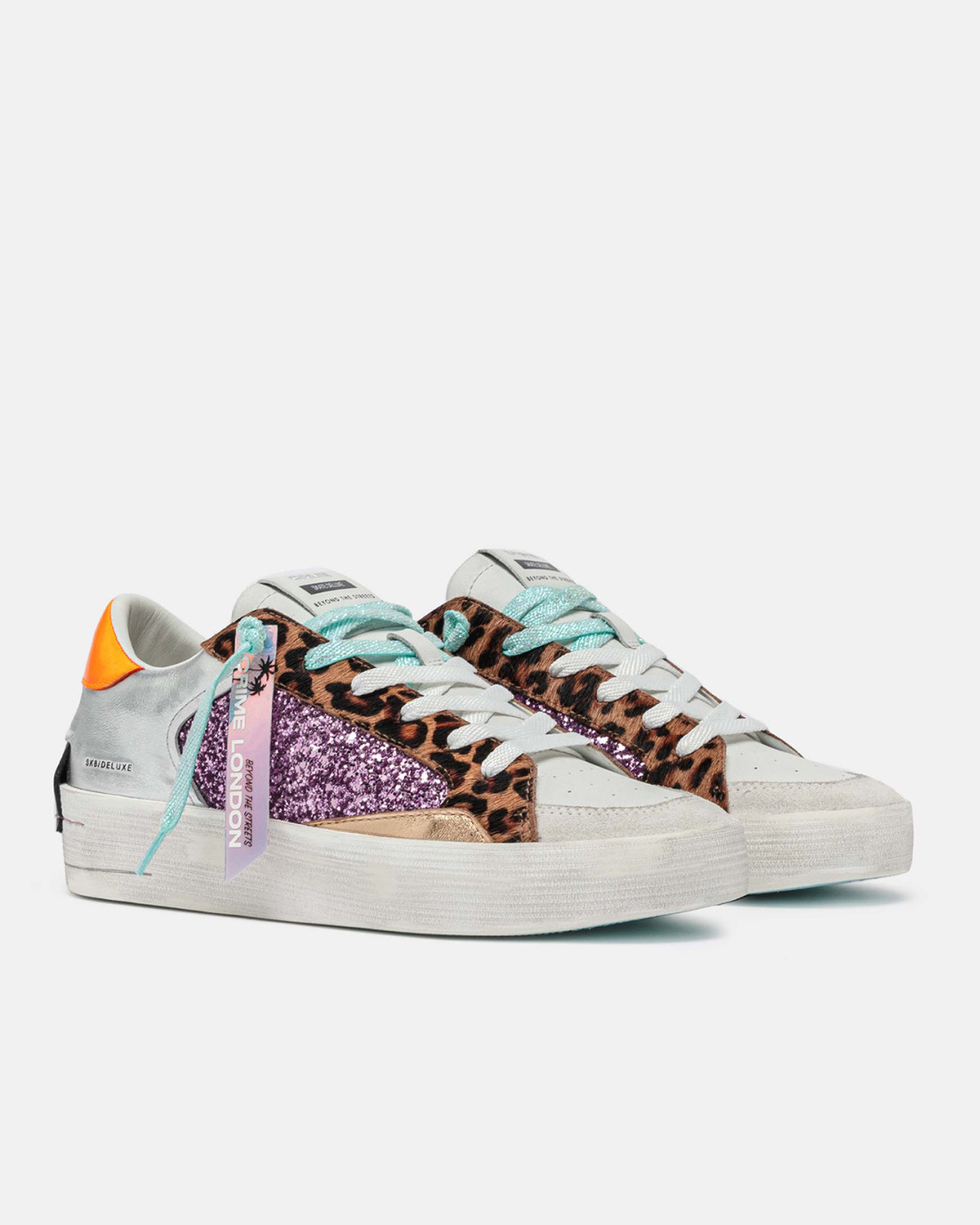 CRIME LONDON: SK8 DELUXE WEDGE EXOTIC PURPLE