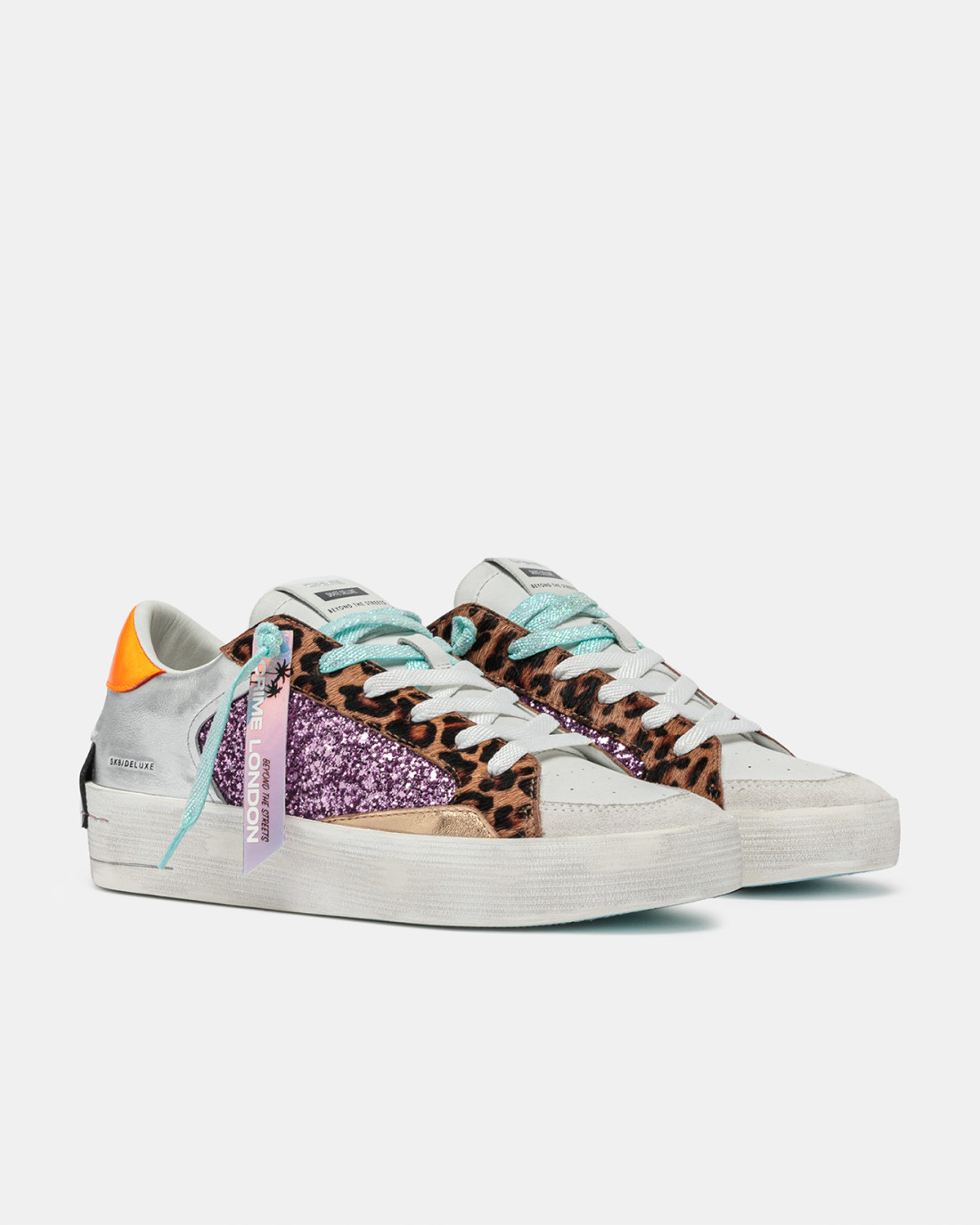 CRIME LONDON: SK8 DELUXE WEDGE EXOTIC PURPLE