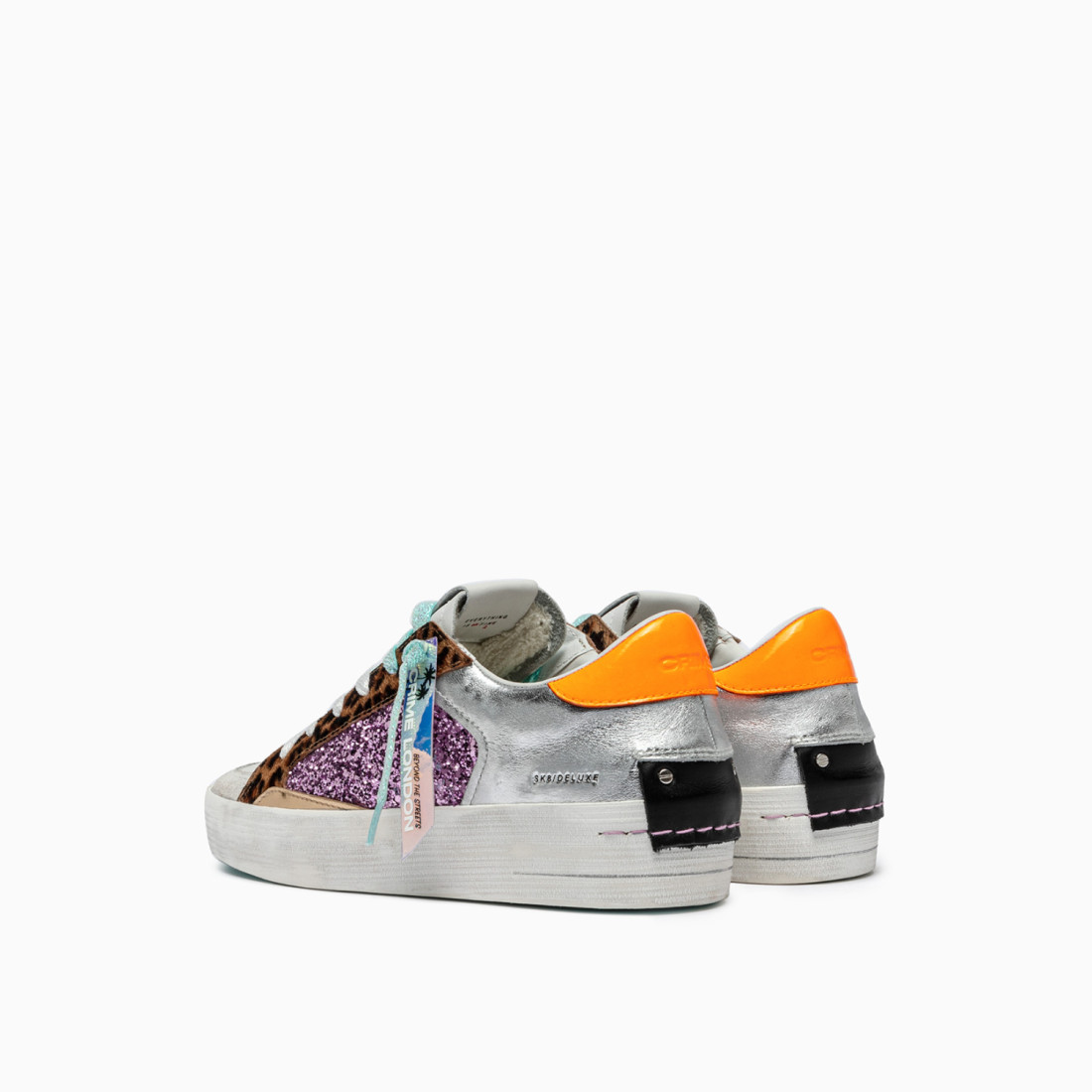 CRIME LONDON: SK8 DELUXE WEDGE EXOTIC PURPLE