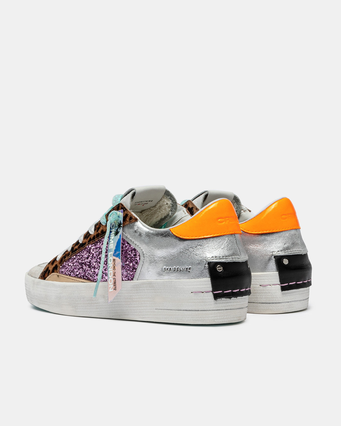 CRIME LONDON: SK8 DELUXE WEDGE EXOTIC PURPLE