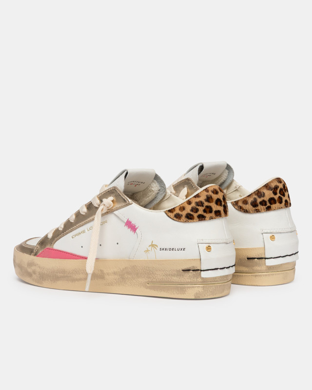 SK8 DELUXE WEDGE GOLD ANIMALIER