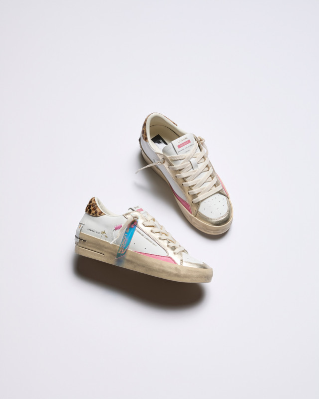 SK8 DELUXE WEDGE GOLD ANIMALIER