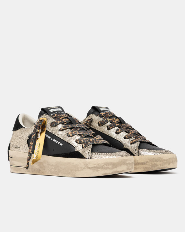 SK8 DELUXE WEDGE ONYX GOLD