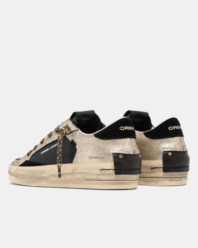 SK8 DELUXE WEDGE ONYX GOLD