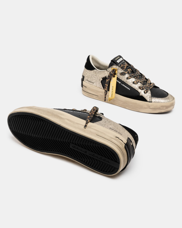 SK8 DELUXE WEDGE ONYX GOLD