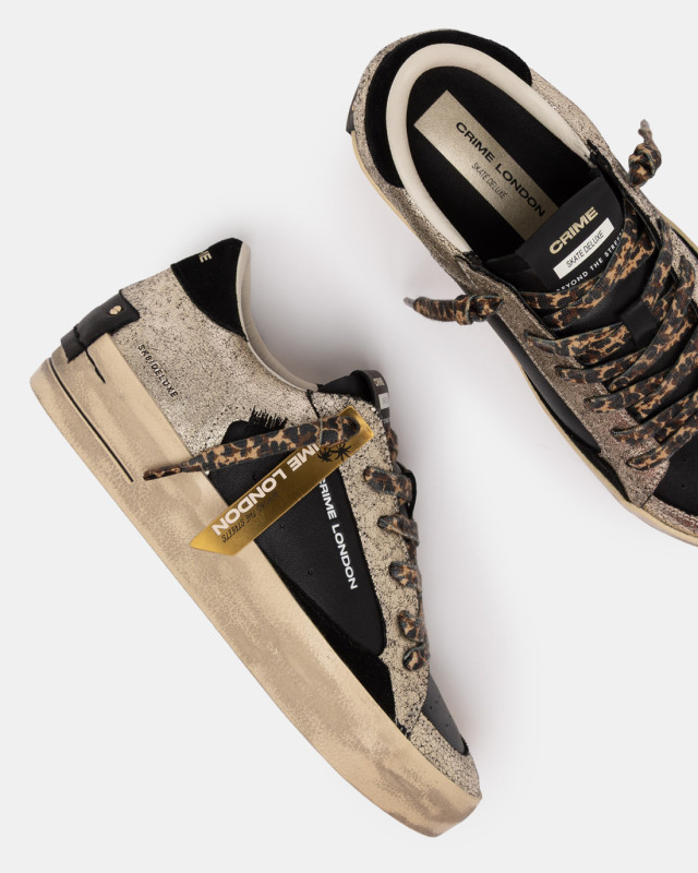 SK8 DELUXE WEDGE ONYX GOLD