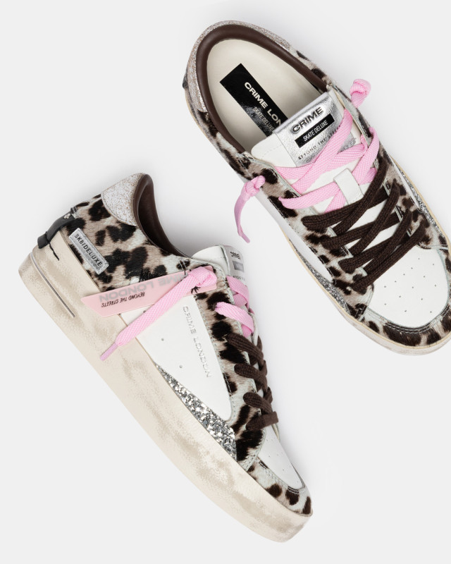 SK8 DELUXE WEDGE PINK HYENA
