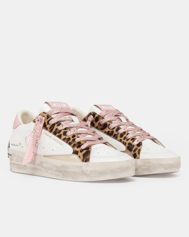 SK8 DELUXE WEDGE PINK LEOPARD