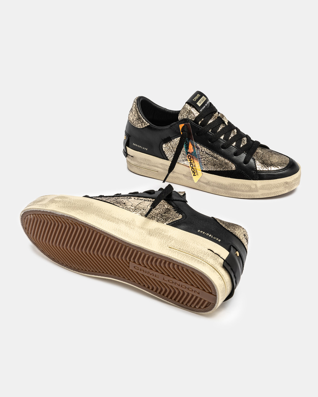 CRIME LONDON: SK8 DELUXE WEDGE SHE'S GOLDEN