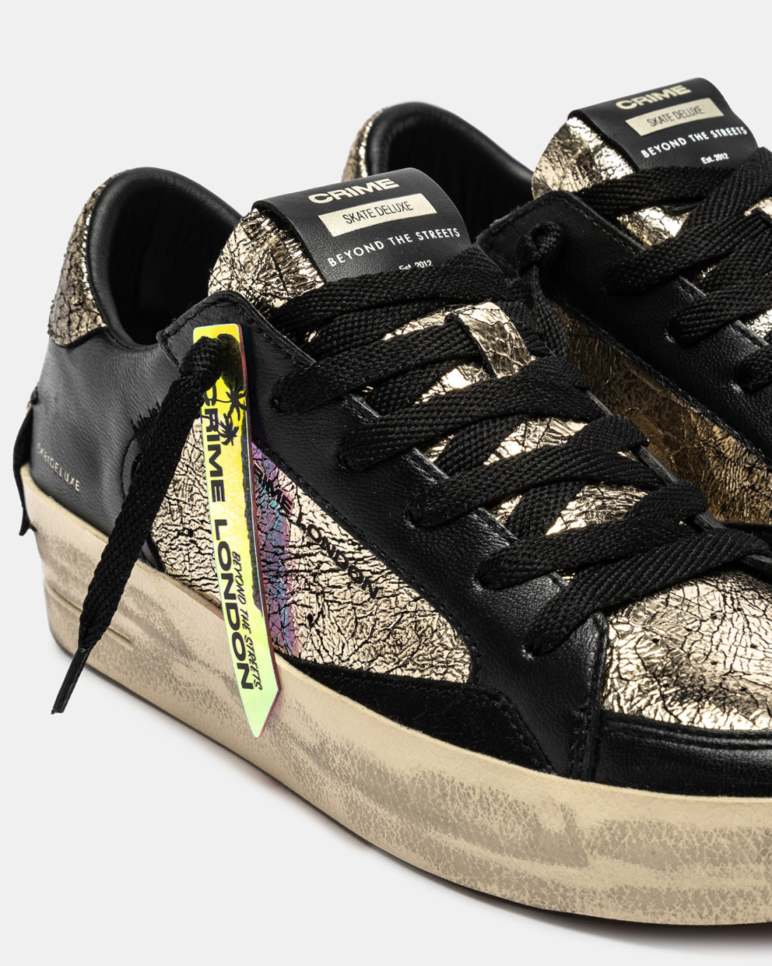 CRIME LONDON: SK8 DELUXE WEDGE SHE'S GOLDEN