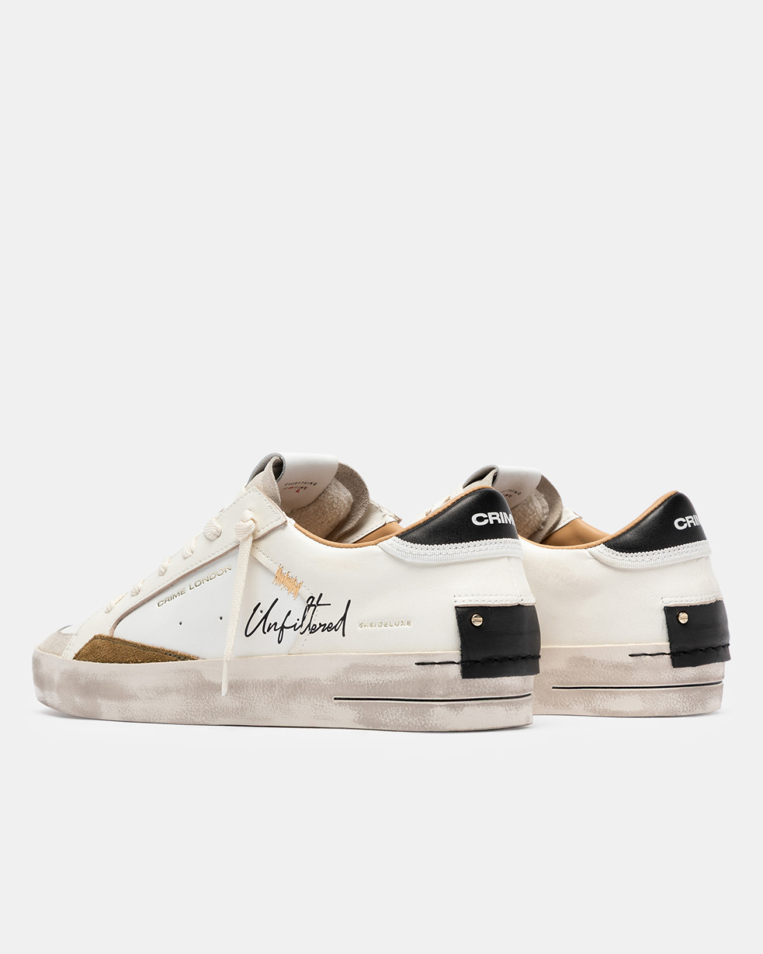 CRIME LONDON: SK8 DELUXE WHITE OCHER