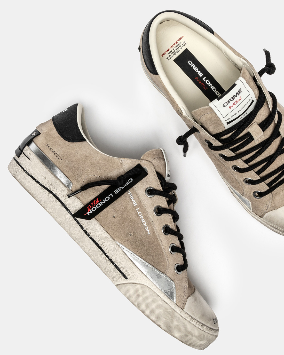 CRIME LONDON: RECUT LOW DUST KHAKI