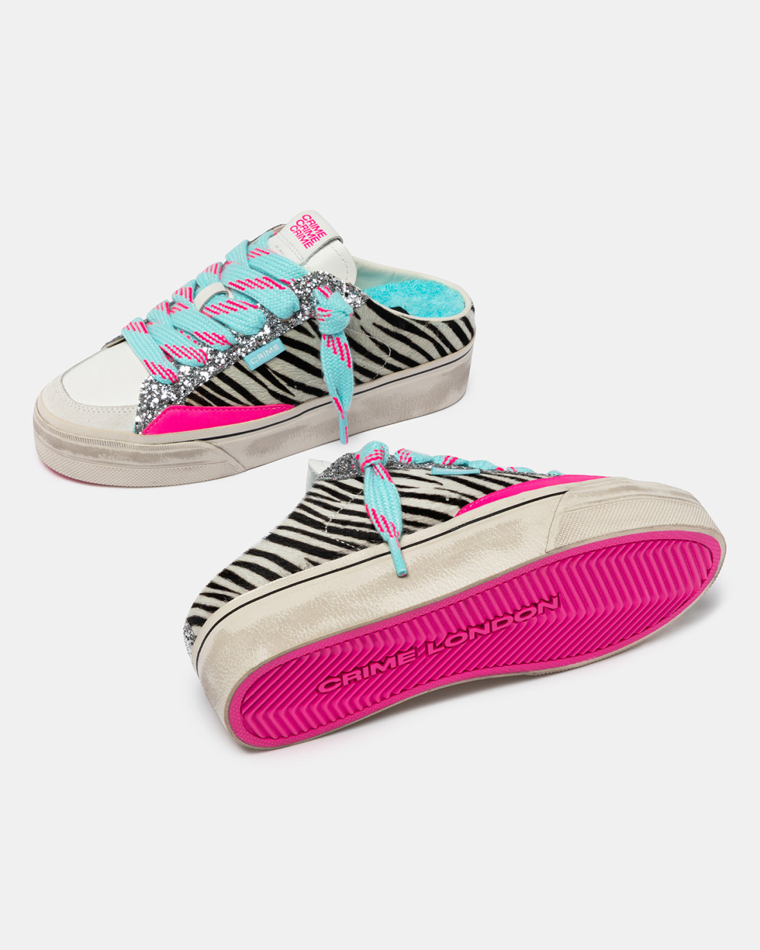 CRIME LONDON: SOHO SABOT ZEBRA SHINE