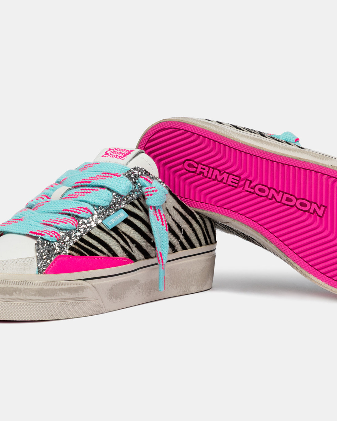 CRIME LONDON: SOHO SABOT ZEBRA SHINE