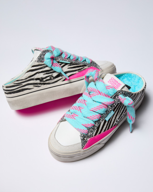 SOHO SABOT ZEBRA SHINE