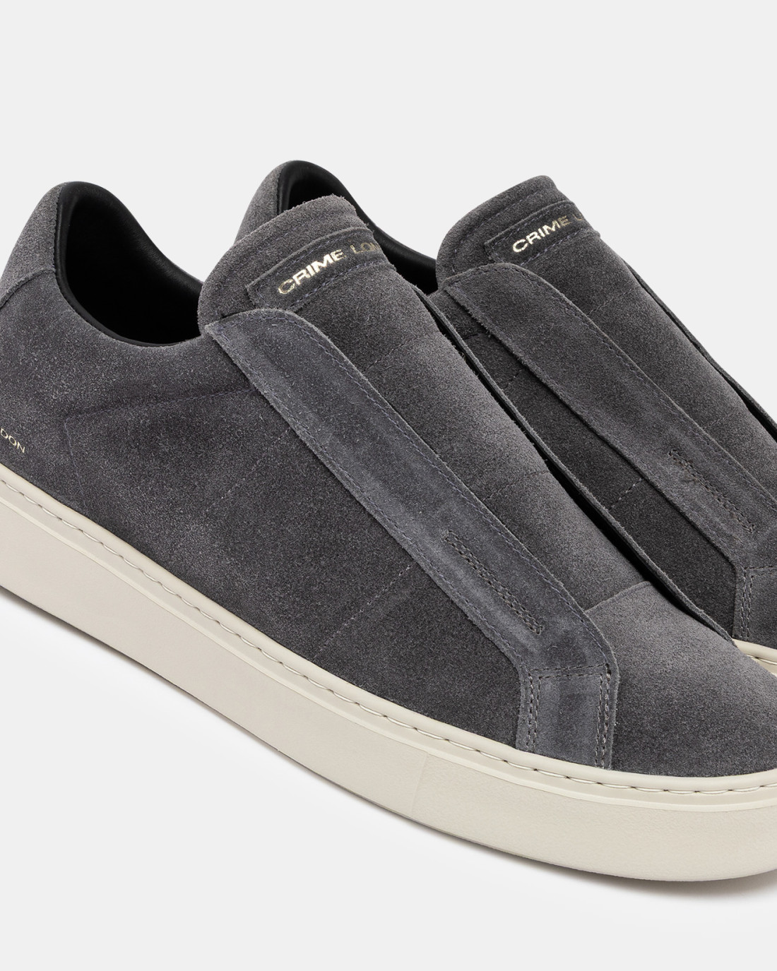 CRIME LONDON: SUPERLIGHT SLIP ON DARK GREY