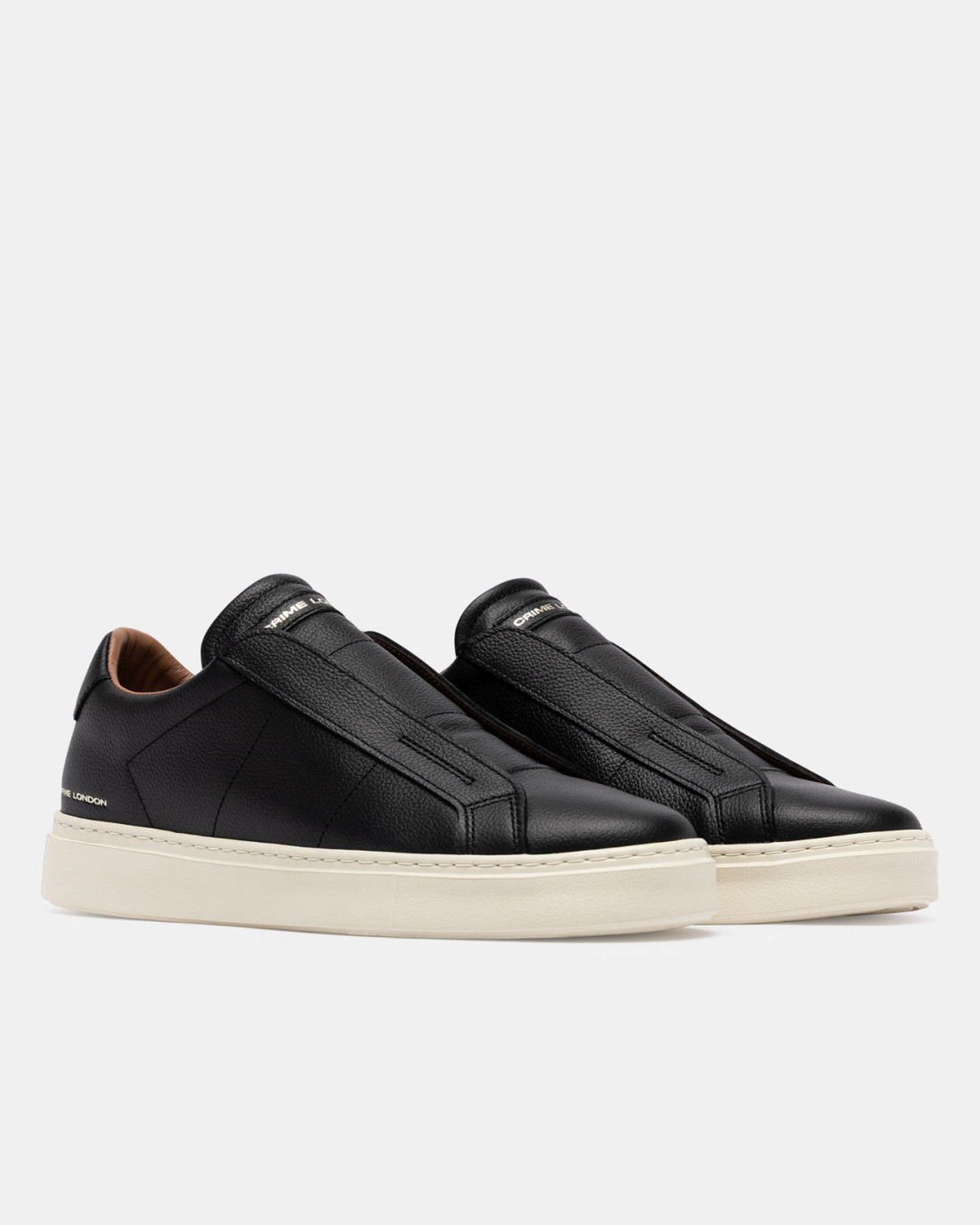 CRIME LONDON: SUPERLIGHT SLIP ON NEUTRAL BLACK