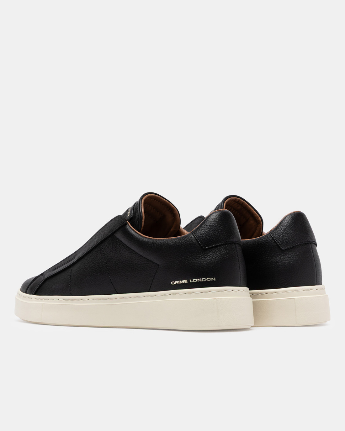 CRIME LONDON: SUPERLIGHT SLIP ON NEUTRAL BLACK