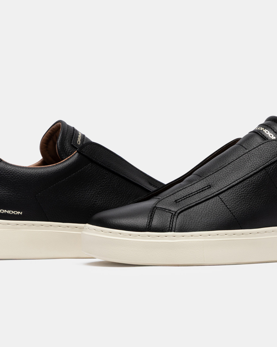 CRIME LONDON: SUPERLIGHT SLIP ON NEUTRAL BLACK