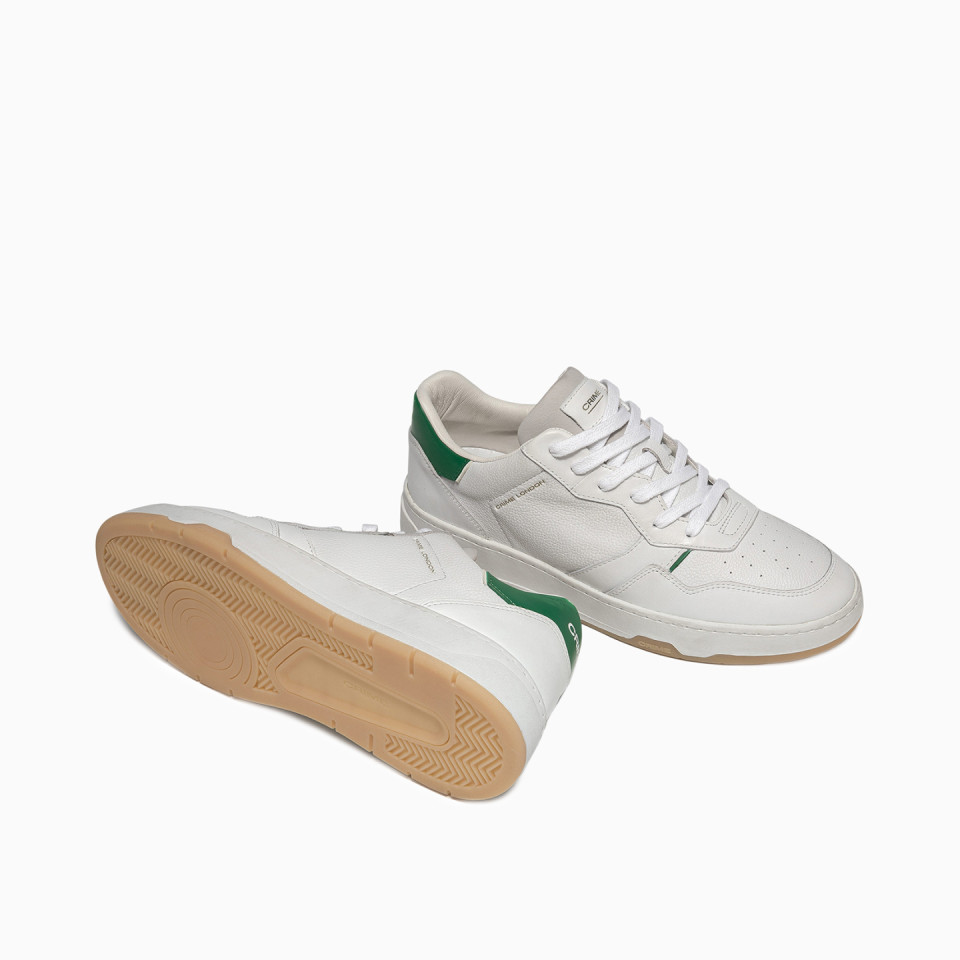 CRIME LONDON: TIMELESS LOW TOP WHITE