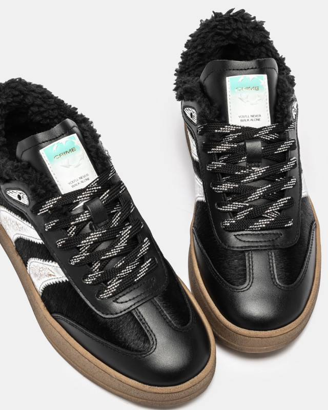 WEMBLEY BLACK CHARCOAL FUZZY