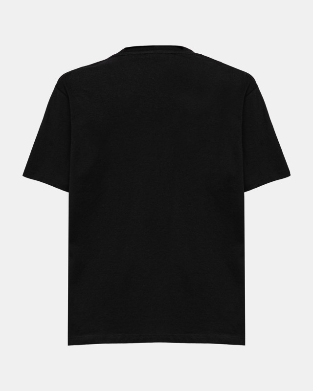 WOMEN'S LOOSE FIT CREW NECK T-SHIRT BLACK